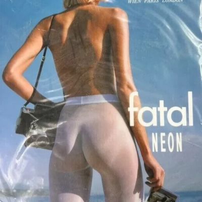 Helmut Newton Photo Wolford Fatal Neon Tights Color: Admiral Extra Small 18062