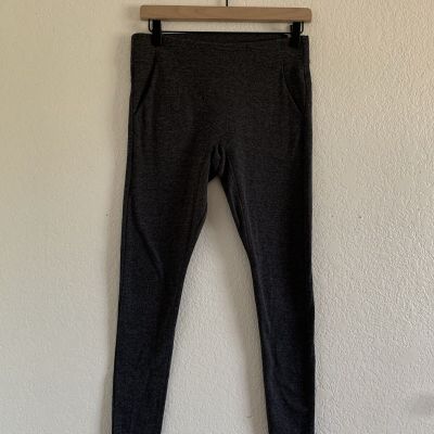 Lunya Restore Pocket Lounge Pants Base Layer Leggings Gray Cotton Small