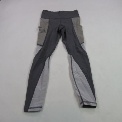 Athleta Leggings Womens XS Workout Stretch Lightweight Gray Elastic Yoga Pocket