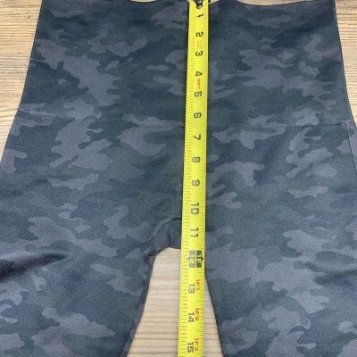 Spanx Look At Me Now Cropped Seamless Leggings Gray Camouflage Plus Size 1X NWOT