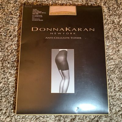 Donna Karan anti-cellulite toner pantyhose, style 0E020, color nude, size: M