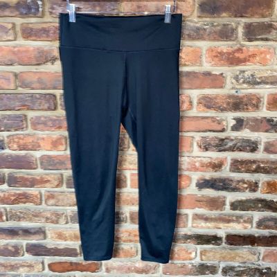 Fabletics Black Athletic Fitted Cropped Leggings Women's Size Small