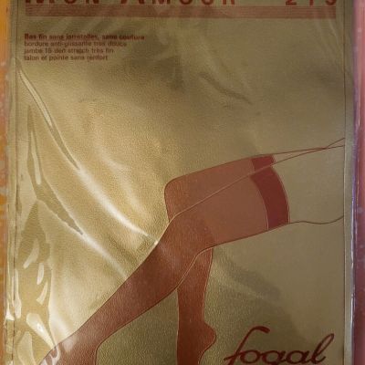 FOGAL Paris 215 Mon Amour 15 Denier Stockings - Bleu  Large