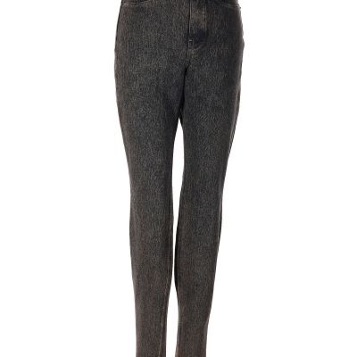 Hue Women Gray Jeggings XS