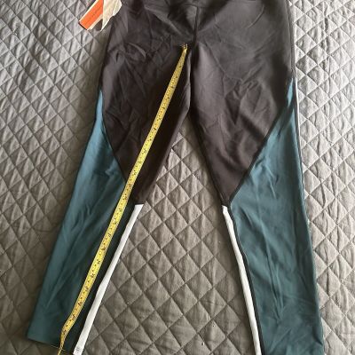 Aqua ATHLETIC Leggings New L Green Dream, Style EUC I I 20A