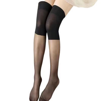 1 Pair High Stockings Anti-slip Leg Decoration Over Knee Length High Stockings