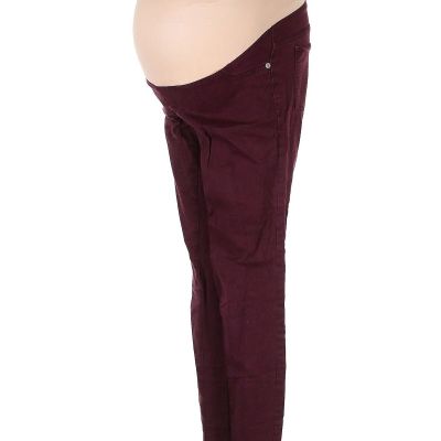 LED Luxe Essentials Denim Women Red Jeggings XS Maternity