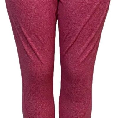 Members Mark womens plus leggings size 2x heather pink high waist gorgeous deal