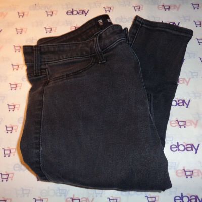 $54 GAP Teen skinny legging 28-30 STRETCH ANKLE pants SIZE 4 black 28 inseam