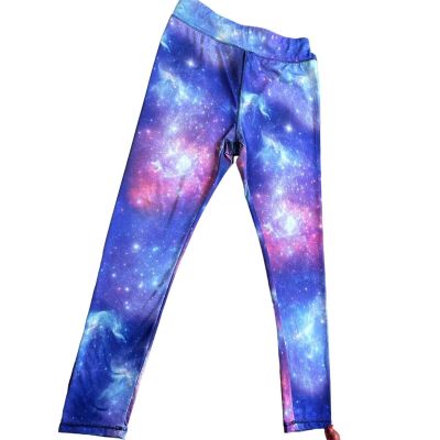 Euc Zone Pro Galaxy Leggings large see below for measurements