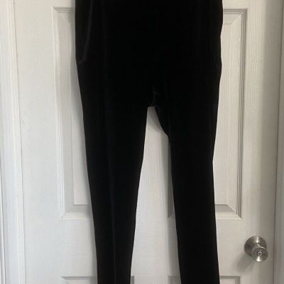 Commando Women’s Velvet Leggings Size 3X Black Pull On Elastic Waist New Tag