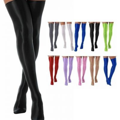 Womens Stockings Hosiery Thigh High Sexy Over Knee Socks Sleepwear Tights Oil