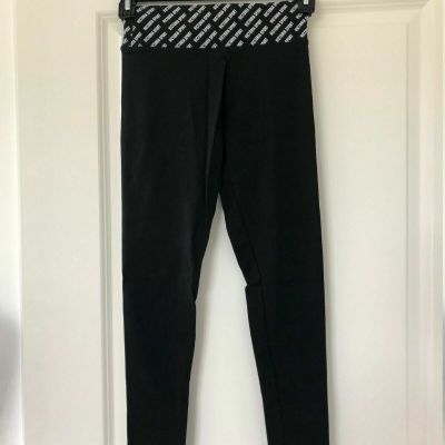 VICTORIA's SECRET SPORT Anytime Cotton Legging Black/White Color Size XS NEW