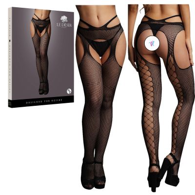 Suspender Pantyhose Strappy Stockings One Size Open-Back Women Sexy Lingerie