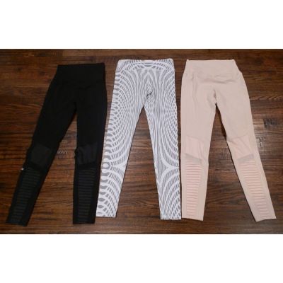 Alo Women's Nylon Blend Leggings Size Small Set of 3