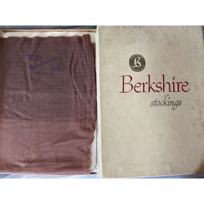 3 Pair Vtg Berkshire Stockings Nylon Twinkle Greyed Taupe 9.5 M