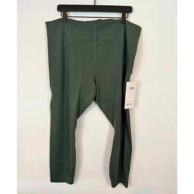 Lululemon Green Smoked Spruce Onstill High-Rise Cropped Tight Leggings Size 20