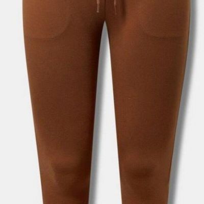 TORRID Dark Brown Full Length Signature Waist Jogger Pocket Legging Size 2 2x