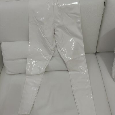 Commando Faux White Leather Legging with Perfect Control M