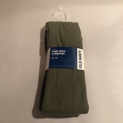 Old Navy Women’s High-Rise Leggings Size 3X Green