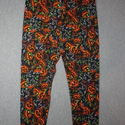 No Boundaries Spooky Halloween Pumpkins Ankle Leggings Jr LG 29x28 11-13 NWT