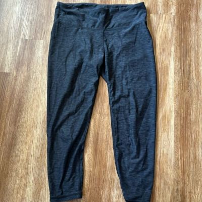 PrAna Grey Capri Leggings Back Detail Size M