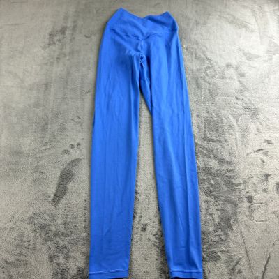 Aerie Offline Womens Leggings Size XS Crossover High Waisted Blue Ankle Stretch