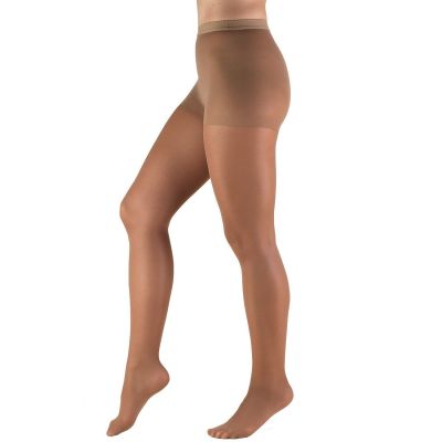 Truform Sheer Pantyhose: 8-15 mmHg M TAUPE (1765TP-M)