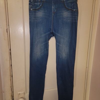 Genie Slim Blue Jeggings Size 2x