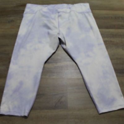 Nike Dri-Fit One Mid Waist Capri Light Purple Acid Dye Legging DQ1158-569 sz 2X