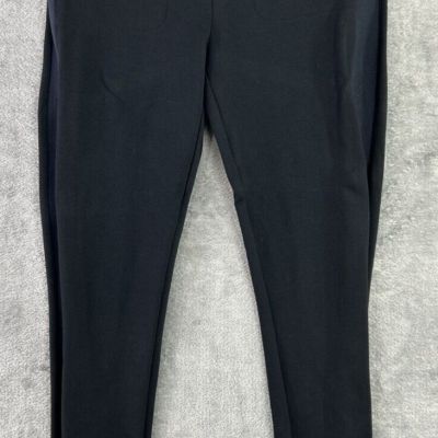 Cabi Women’s Small Black & Navy Tuxedo Legging Zipper Pockets High Waist Classic