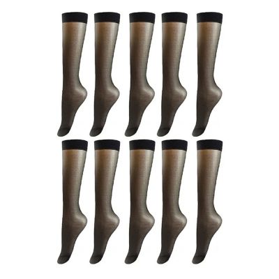 Transparent Super Elastic Stockings Super Elastic Stockings 5 Pairs Women's