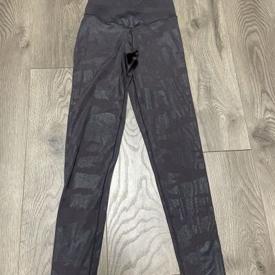 Aerie OFFLINE Purple Shiny Camo High-Rise Leggings Real Me 7/8 Small