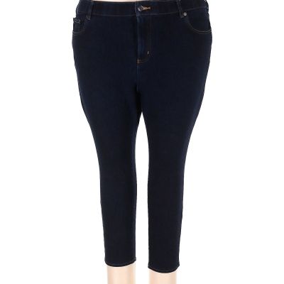 Lands' End Women Blue Jeggings 20 Plus