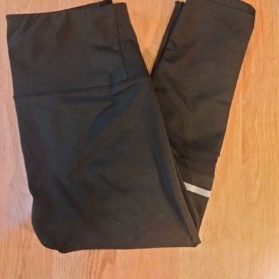 Ebb And Flow Black Leggings Size Medium Women's