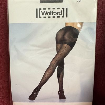 Wolford NWT Anthracite Robina Shape & Control Tights Size M
