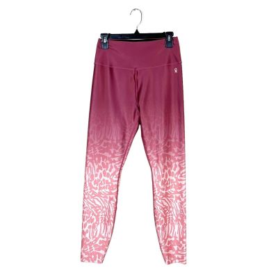 Good American Leggings Women's Size 3 High Waist Ombre Wild Hibiscus Pink Yoga