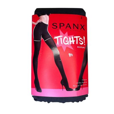 Spanx 005B Womens Reversible Two Colors Tights Black/Char  Size E