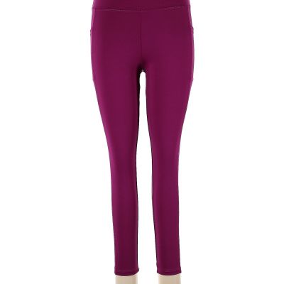 Bally Total Fitness Women Purple Leggings L