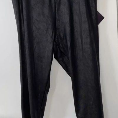 Ava & Viv Women's Comfort Waist High Rise Skinny Ankle Capri Pants Black, X NWT