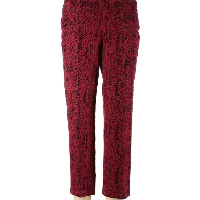 Style&Co Women Red Jeggings 10