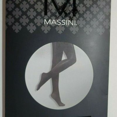 Womens Massini Brand Gray Control Top Opaque Tights Size S/M