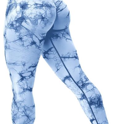 QOQ Womens High Waisted Seamless Workout Leggings Butt Lifting Gym Yoga Pants Bo