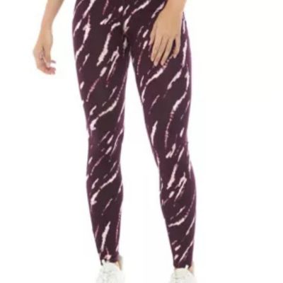 Wonderly Ladies size XXL Studio Yummy Full Length Leggings Burgandy White Pants