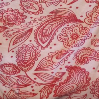 LuLaRoe TC 2 leggings Red & White Used Good Condition