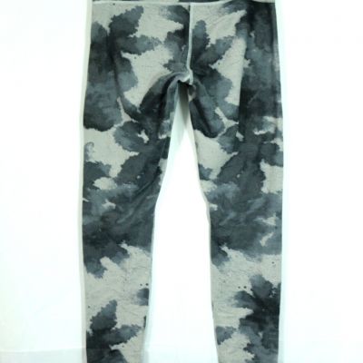 Lululemon 6 Gray Watercolor Floral Wunder Under Leggings Low to Mid Rise 31