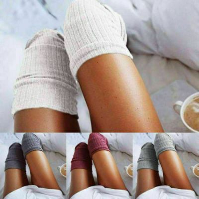 Women's Striped Thigh High Sexy Over The Knee Stockings Extra Long Opaque Socks
