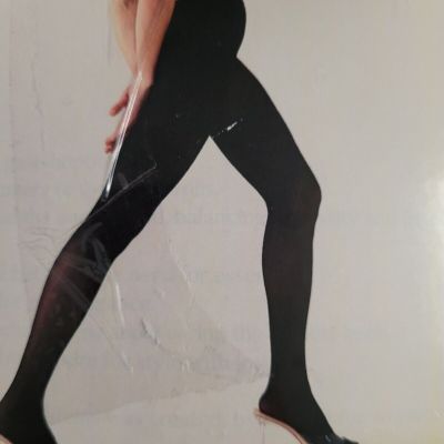 Stems Fleeced Tights Black 300 Den Size L (Made In Italy)