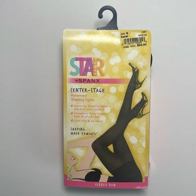 Star Power by Spanx NWT Center Stage High Waisted Shaping Tights Women's Size E