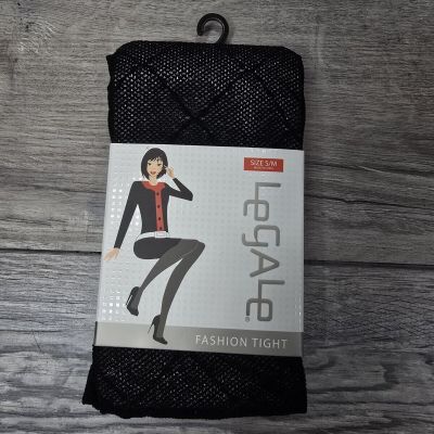 Black Legale Tights Size Small/Medium Fashion Tight -4'11-5'5 (100-135lbs)